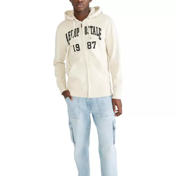 AEROPOSTALE Mens Aero Logo Full Zip HoodieArchFog