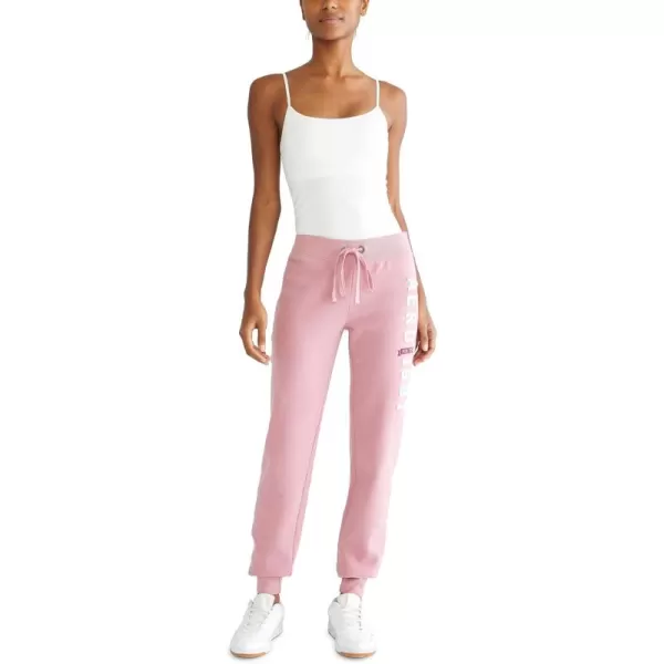 AEROPOSTALE Womens Aero Logo CinchJogger Pant Arches 1987Fox Glove