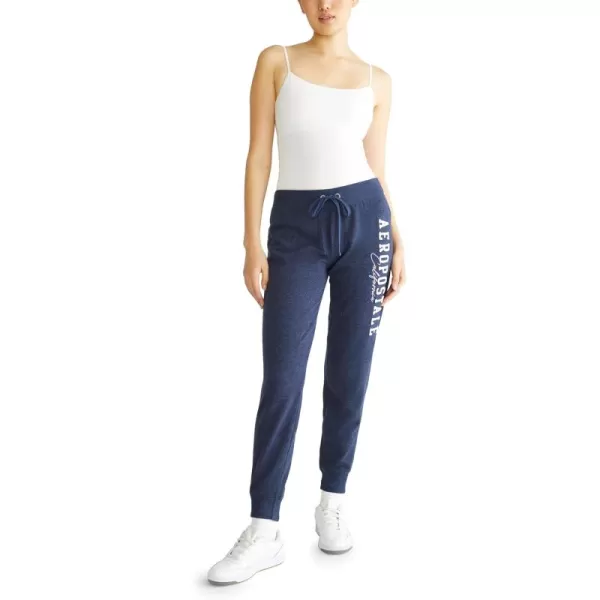 AEROPOSTALE Womens Aero Logo CinchJogger PantArchesCaliCadet Navy