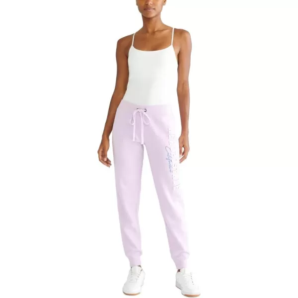 AEROPOSTALE Womens Aero Logo CinchJogger PantArchesCaliViolet Tint