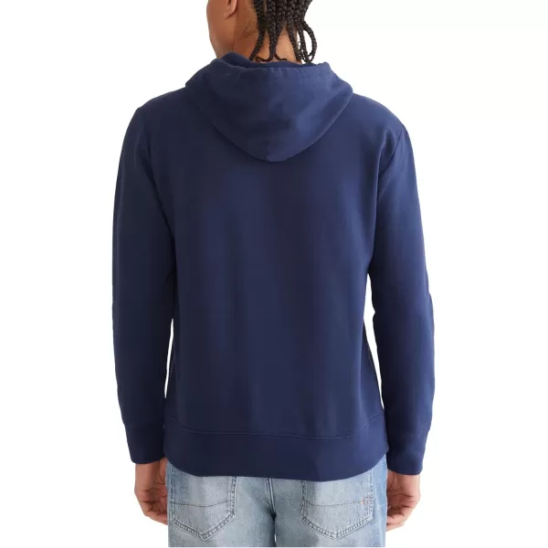 AEROPOSTALE Mens Aero Logo Popover HoodieScriptCadet Navy