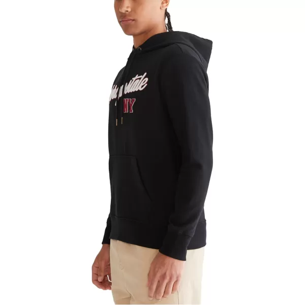 AEROPOSTALE Mens Aero Logo Popover HoodieScriptDark Black