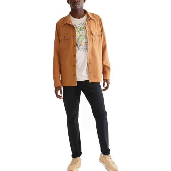 AEROPOSTALE Mens Aero Slim Stretch ChinoDark Black