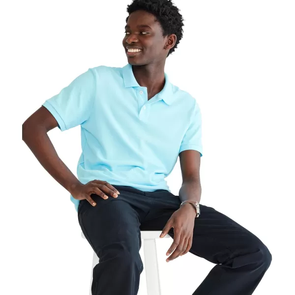 AEROPOSTALE Mens PoloCrisp Blue
