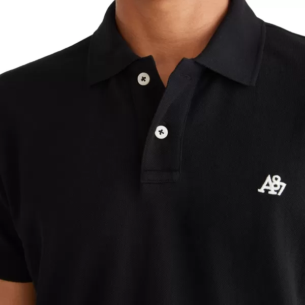 AEROPOSTALE Mens PoloDark Black