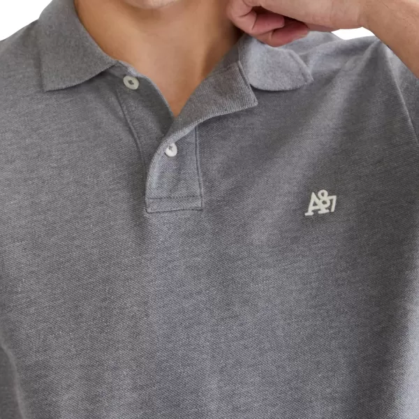 AEROPOSTALE Mens PoloLight Heather Grey