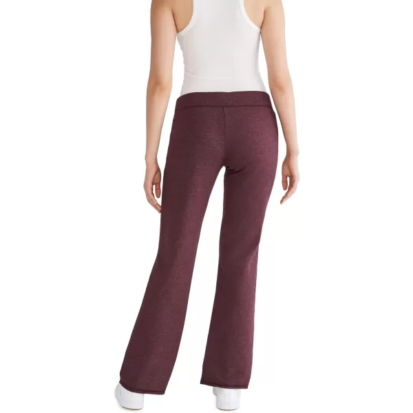 AEROPOSTALE Womens Aero Logo Flare PantArchesRich Burgundy