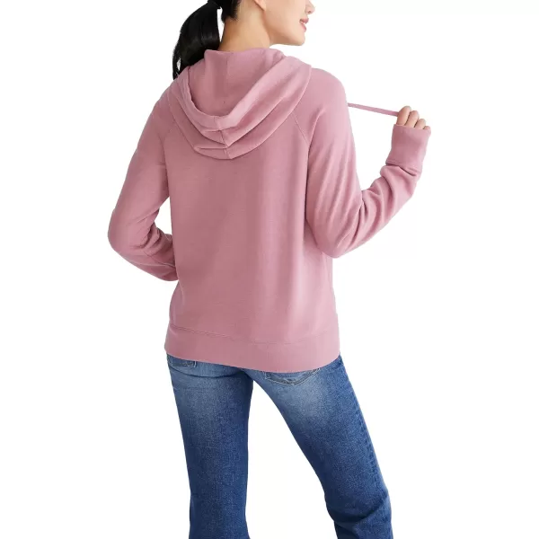 AEROPOSTALE Womens Aero Logo Full Zip HoodieCircleScriptsNostalgia Rose