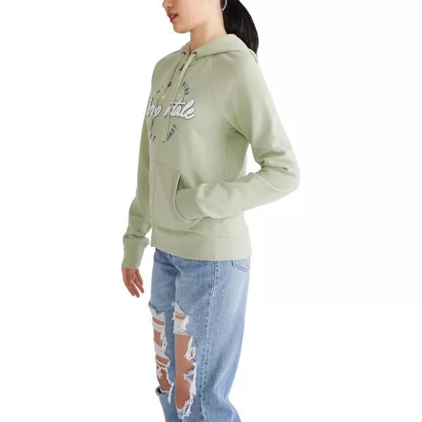 AEROPOSTALE Womens Aero Logo Full Zip HoodieCircleScriptsReseda
