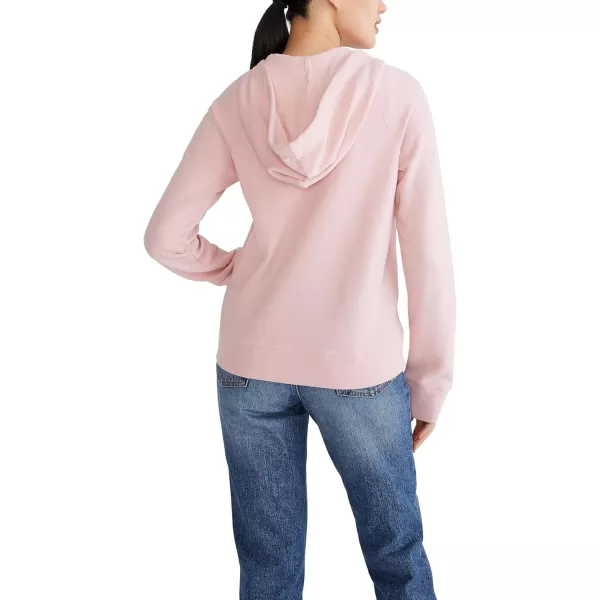 AEROPOSTALE Womens Aero Logo Full Zip HoodieCircleScriptsSilver Pink