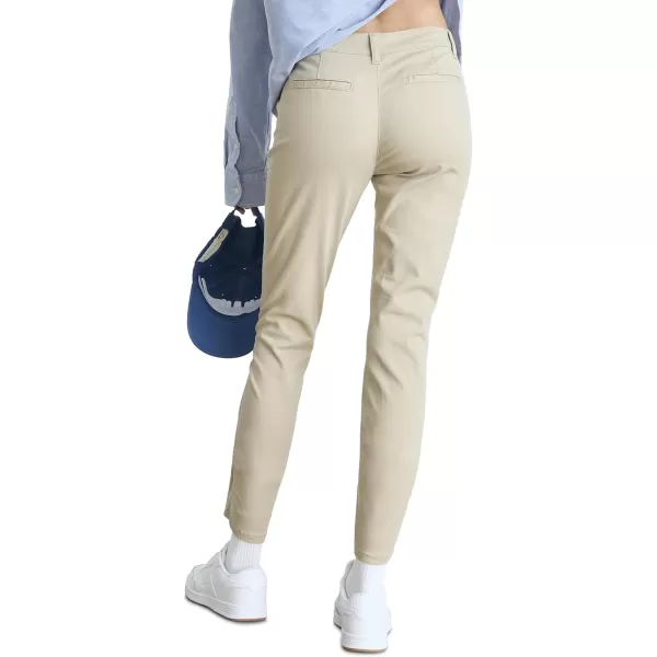 AEROPOSTALE Womens Aero Slim Uniform PantSummer Tan