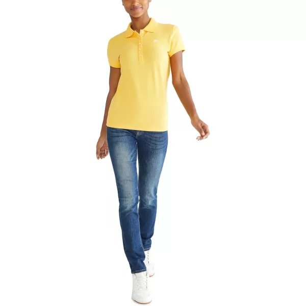 AEROPOSTALE Womens Aero Solid A87 PoloAmber Yellow
