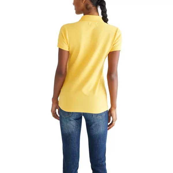 AEROPOSTALE Womens Aero Solid A87 PoloAmber Yellow