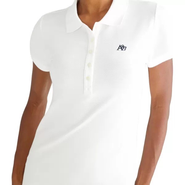 AEROPOSTALE Womens Aero Solid A87 PoloBleach