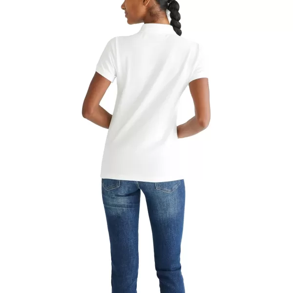 AEROPOSTALE Womens Aero Solid A87 PoloBleach