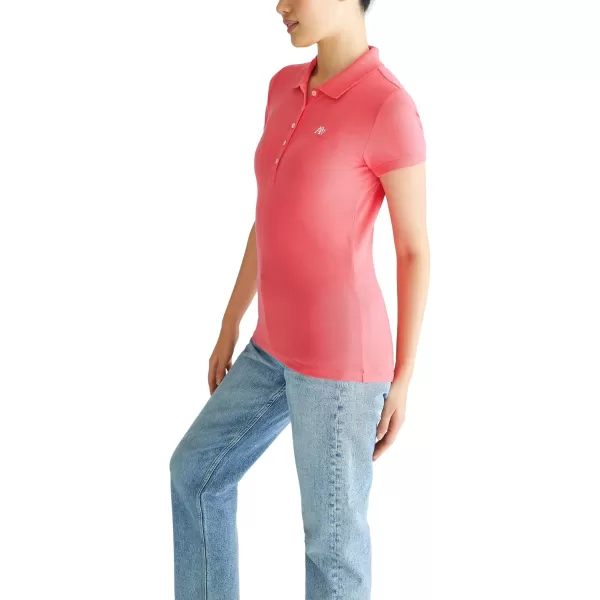 AEROPOSTALE Womens Aero Solid A87 PoloCali Rose