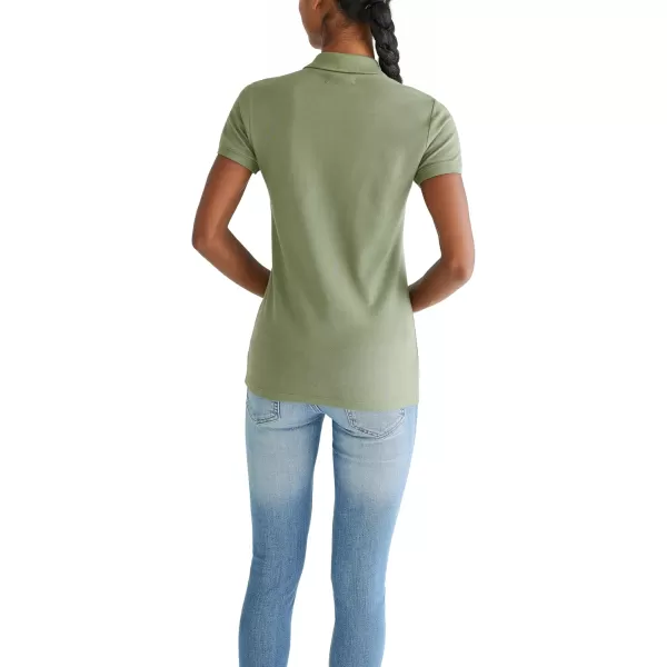 AEROPOSTALE Womens Aero Solid A87 PoloFour Leaf Clover