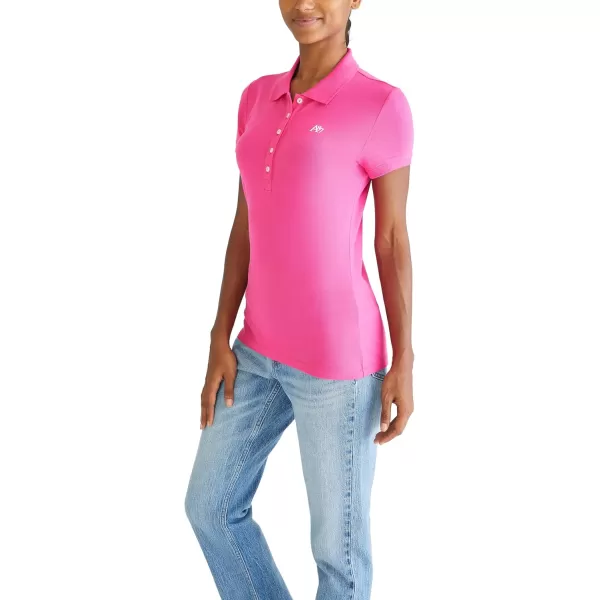 AEROPOSTALE Womens Aero Solid A87 PoloFucshia Purple