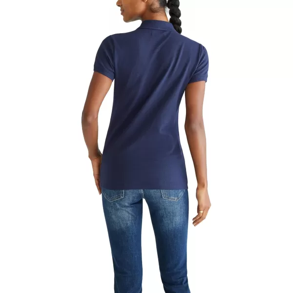 AEROPOSTALE Womens Aero Solid A87 PoloHeritage Navy