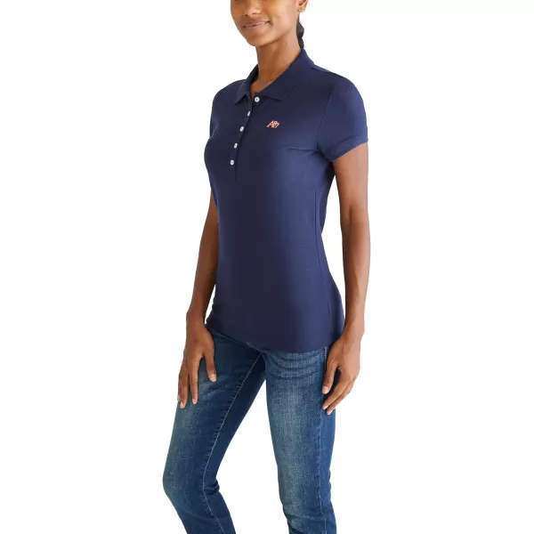 AEROPOSTALE Womens Aero Solid A87 PoloHeritage Navy