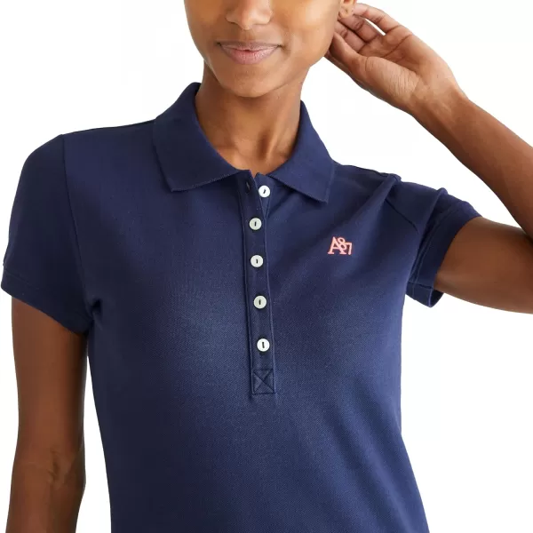 AEROPOSTALE Womens Aero Solid A87 PoloHeritage Navy
