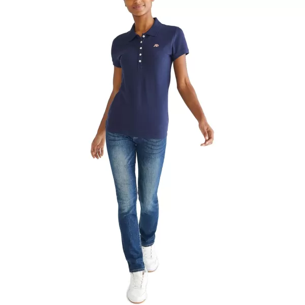 AEROPOSTALE Womens Aero Solid A87 PoloHeritage Navy