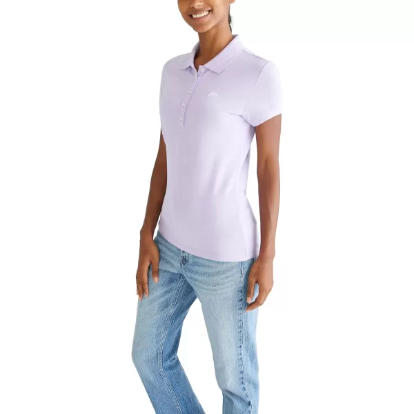 AEROPOSTALE Womens Aero Solid A87 PoloLavendar Escape Neon
