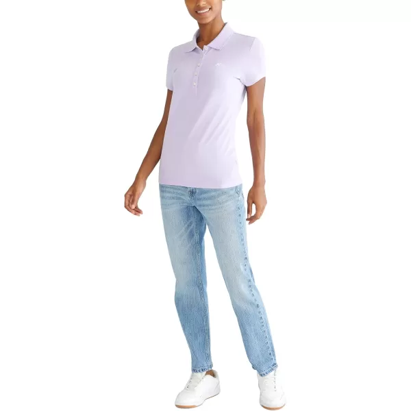 AEROPOSTALE Womens Aero Solid A87 PoloLavendar Escape Neon