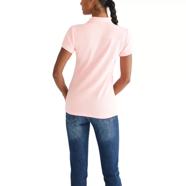 AEROPOSTALE Womens Aero Solid A87 PoloPink Sunset Neon
