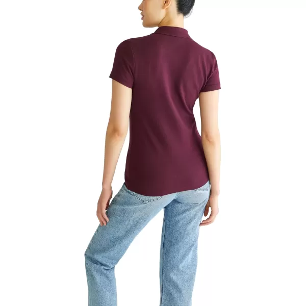 AEROPOSTALE Womens Aero Solid A87 PoloRoyal Plum