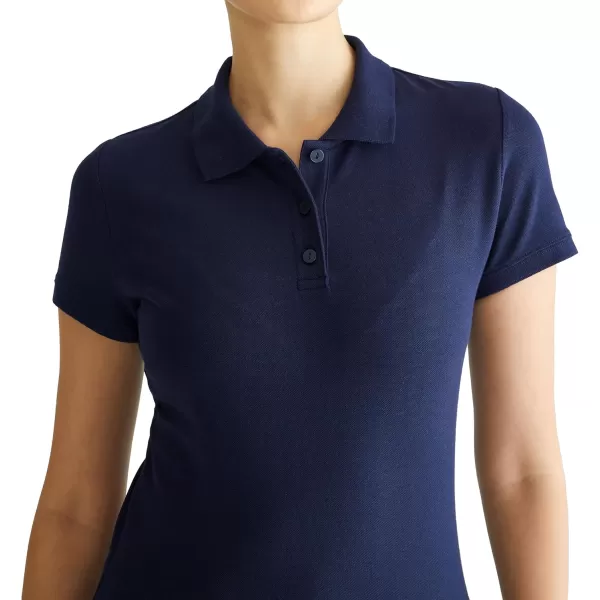 AEROPOSTALE Womens Aero Uniform Polo Short SleeveHeritage Navy