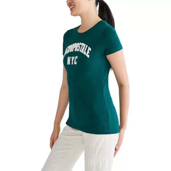 AEROPOSTALE Womens Arch Short Sleeve Graphic TeeBotanical Garden