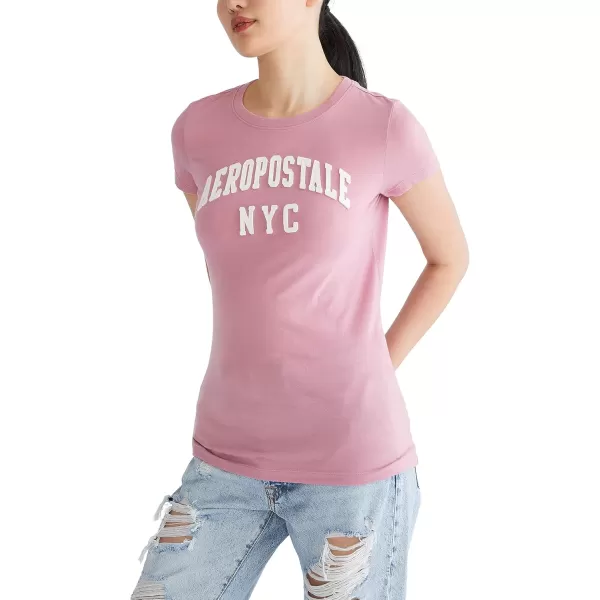 AEROPOSTALE Womens Arch Short Sleeve Graphic TeeFox Glove