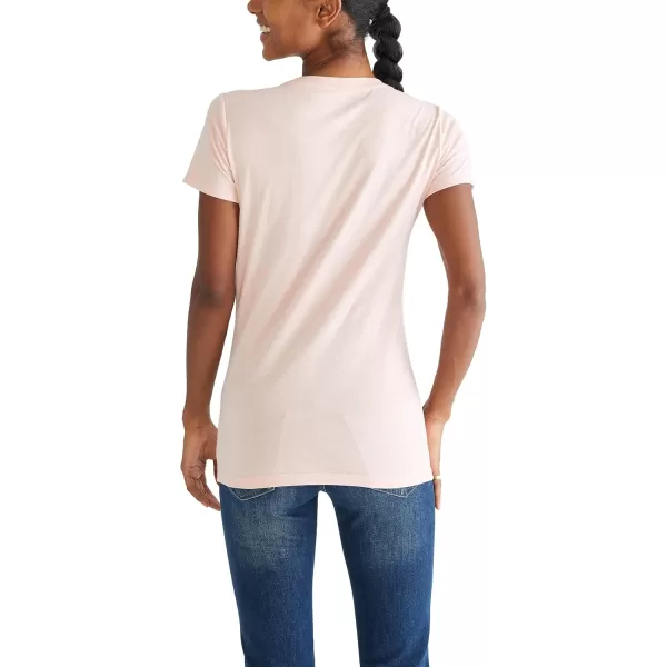AEROPOSTALE Womens Arch Short Sleeve Graphic TeeSilver Pink