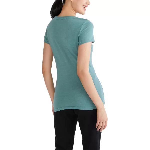 AEROPOSTALE Womens Block Short Sleeve Graphic TeeSagebrush Green
