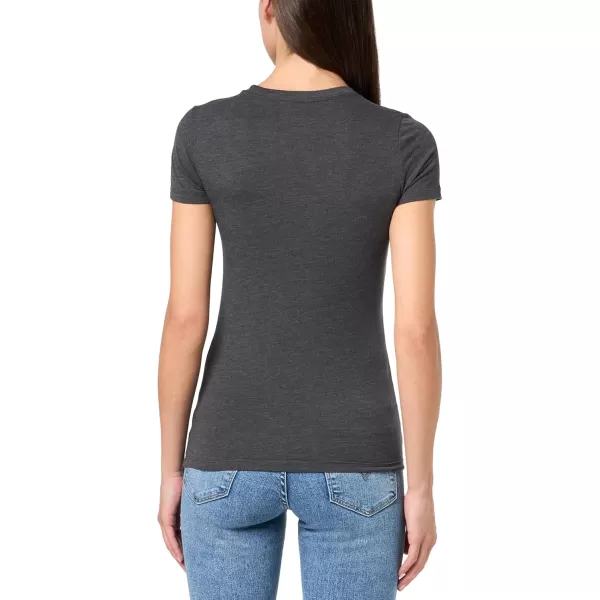 AEROPOSTALE Womens Butterflies Short Sleeve Graphic TeeCharcoal Heather Grey 2
