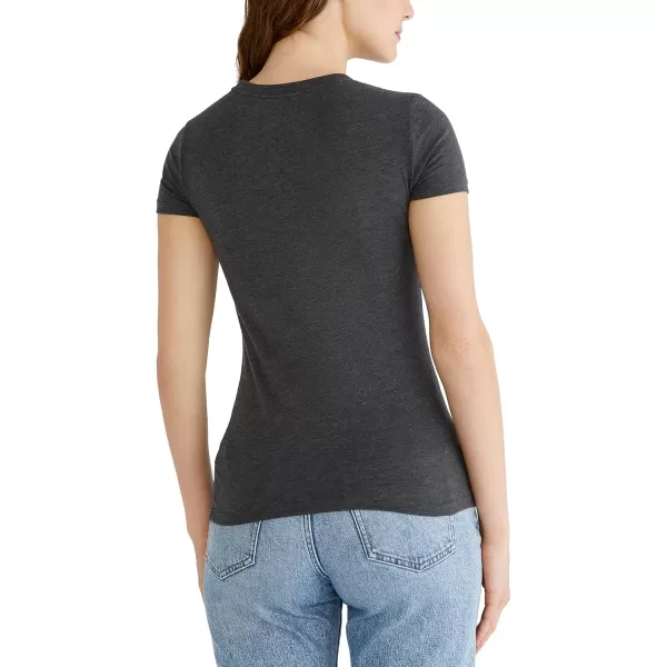 AEROPOSTALE Womens Butterflies Short Sleeve Graphic TeeCharcoal Heather Grey 2