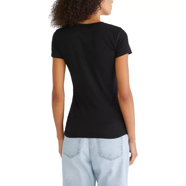 AEROPOSTALE Womens Butterflies Short Sleeve Graphic TeeDark Black 2