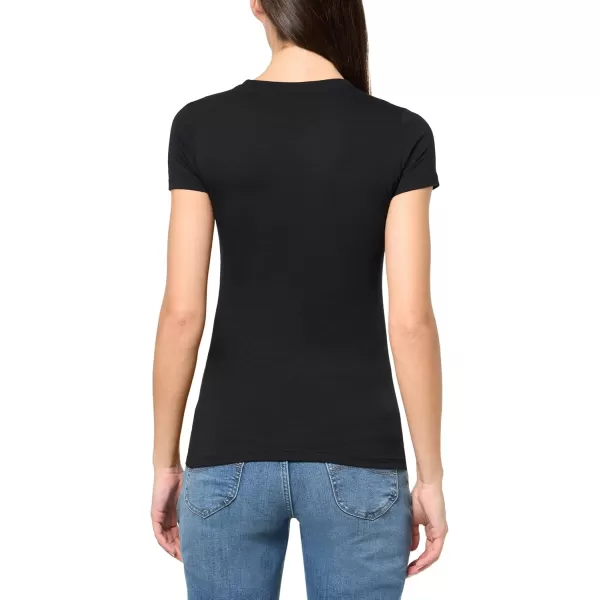 AEROPOSTALE Womens Butterflies Short Sleeve Graphic TeeDark Black