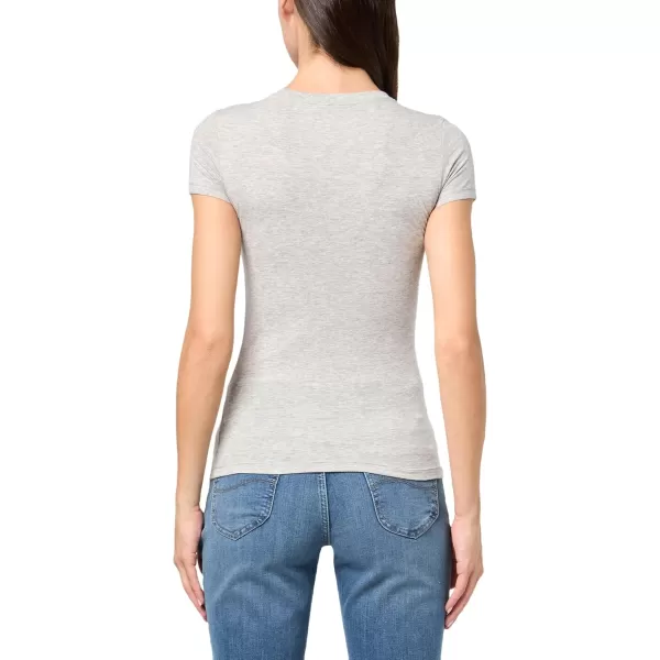 AEROPOSTALE Womens Butterflies Short Sleeve Graphic TeeLight Heather Grey