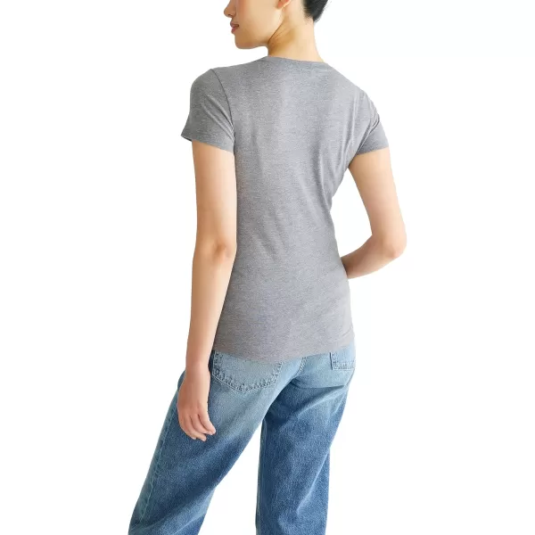 AEROPOSTALE Womens Butterflies Short Sleeve Graphic TeeMedium Heather Grey