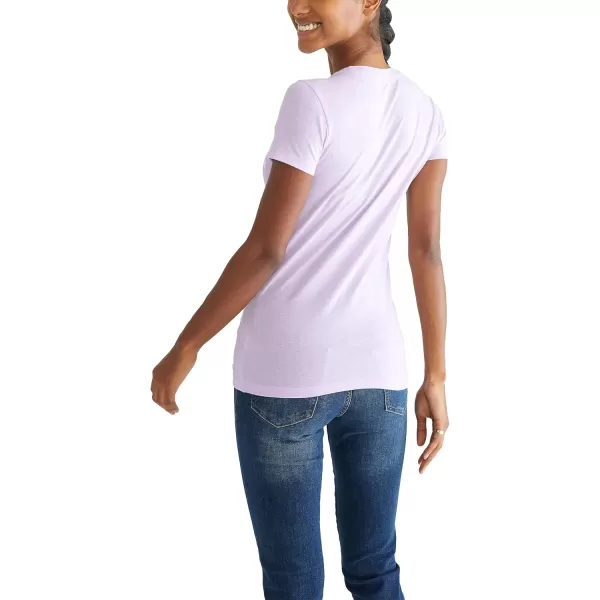 AEROPOSTALE Womens Butterflies Short Sleeve Graphic TeePastel Lilac