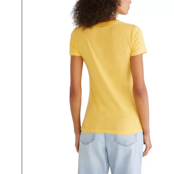 AEROPOSTALE Womens Collegiate Short Sleeve Graphic TeeAmber Yellow
