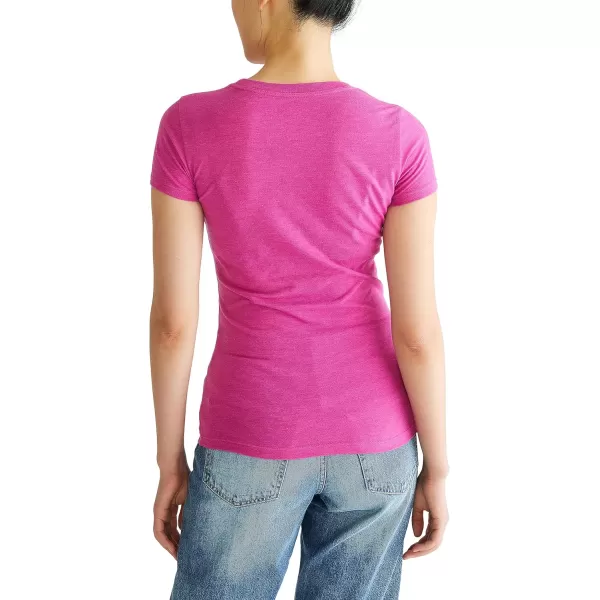 AEROPOSTALE Womens Collegiate Short Sleeve Graphic TeeFuchsia Red