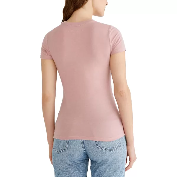AEROPOSTALE Womens Collegiate Short Sleeve Graphic TeeStucco Rose