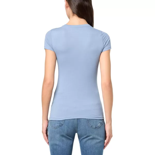 AEROPOSTALE Womens Collegiate Short Sleeve Graphic TeeWashed Blue