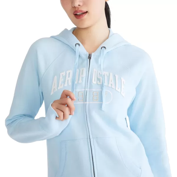 AEROPOSTALE Womens Logo Full Zip HoodieArches1987Summer Song