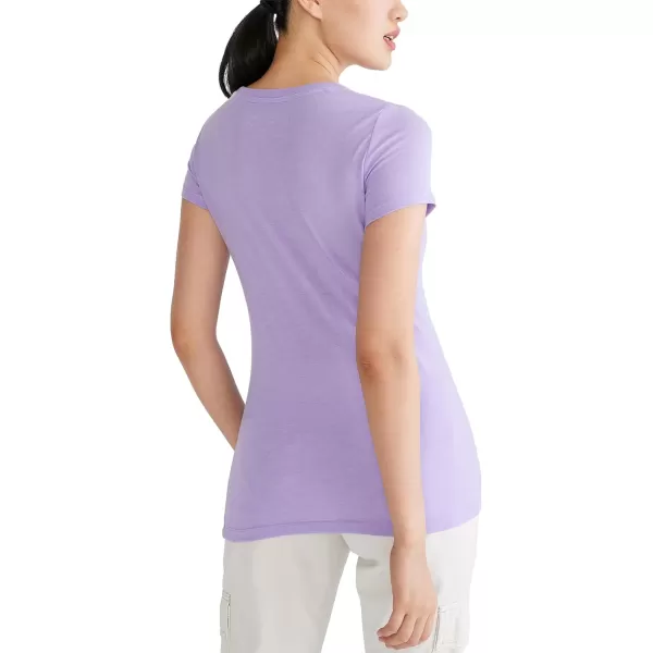 AEROPOSTALE Womens Script Short Sleeve Graphic TeePurple Neon