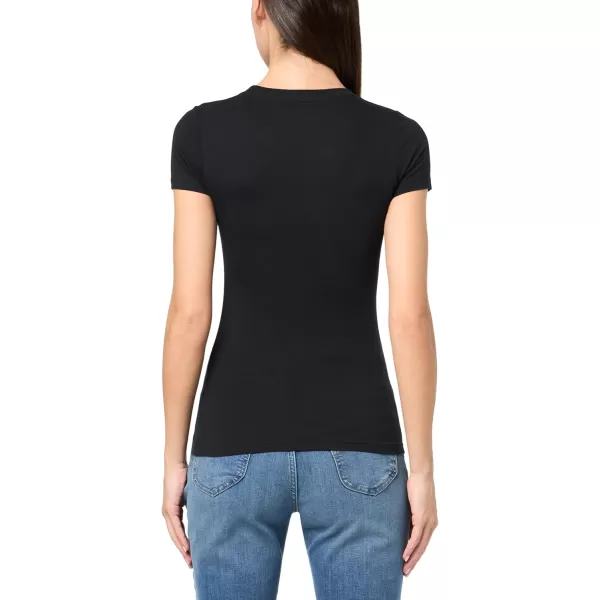 AEROPOSTALE Womens Shine Short Sleeve Graphic TeeDark Black2