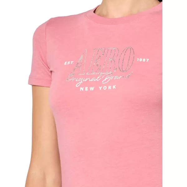 AEROPOSTALE Womens Shine Short Sleeve Graphic TeeSerafina